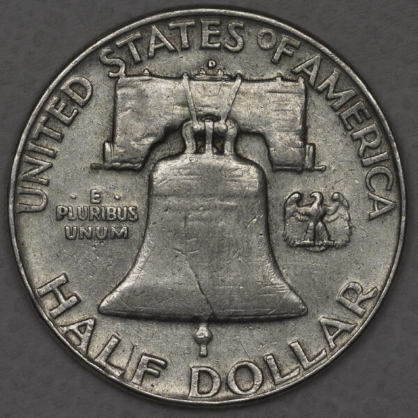 1962 Franklin Half Dollar Silver C75 - Image 2