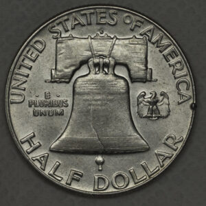 Alternative view of 1963 Franklin Half Dollar Silver C76