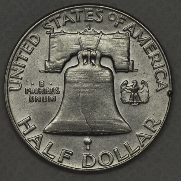 1963 Franklin Half Dollar Silver C76 - Image 2