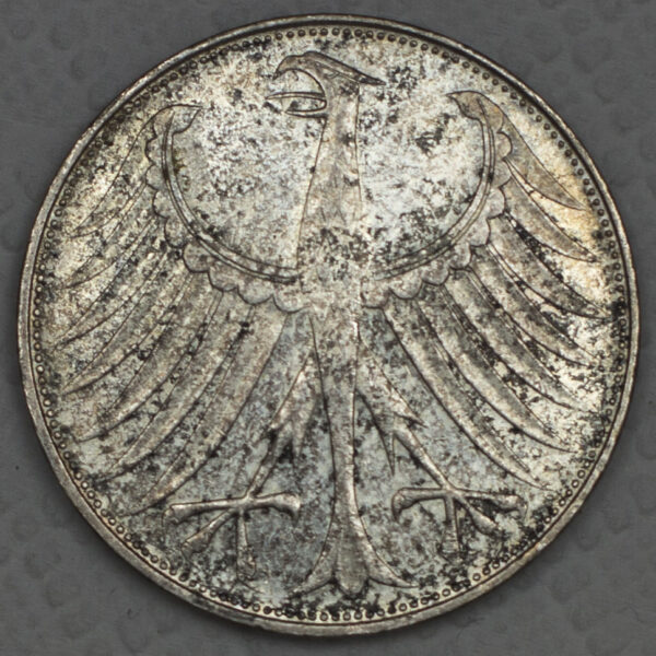 5 Mark 1973G Germany Silver C83 - Image 2
