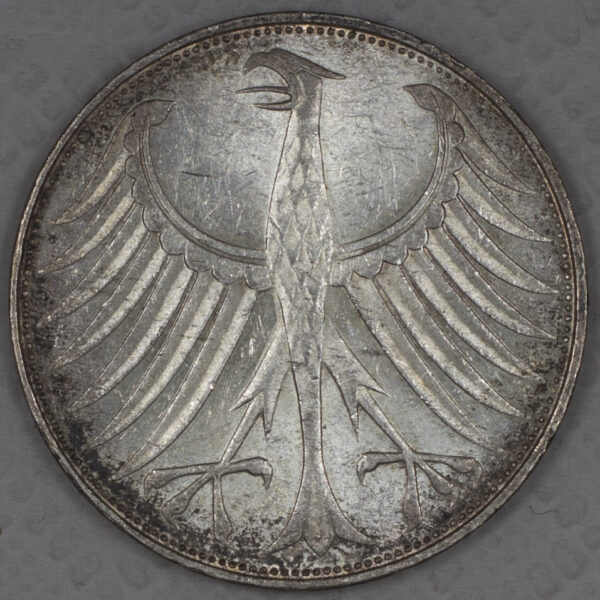 5 Mark 1973G Germany Silver C82 - Image 2
