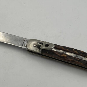 Vintage Solingen Rostfrei German leverlock Knife. Full blade and finish.