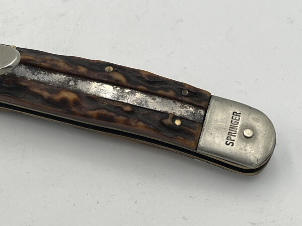 Vintage Solingen Rostfrei German leverlock Knife. Full blade and finish. - Image 2