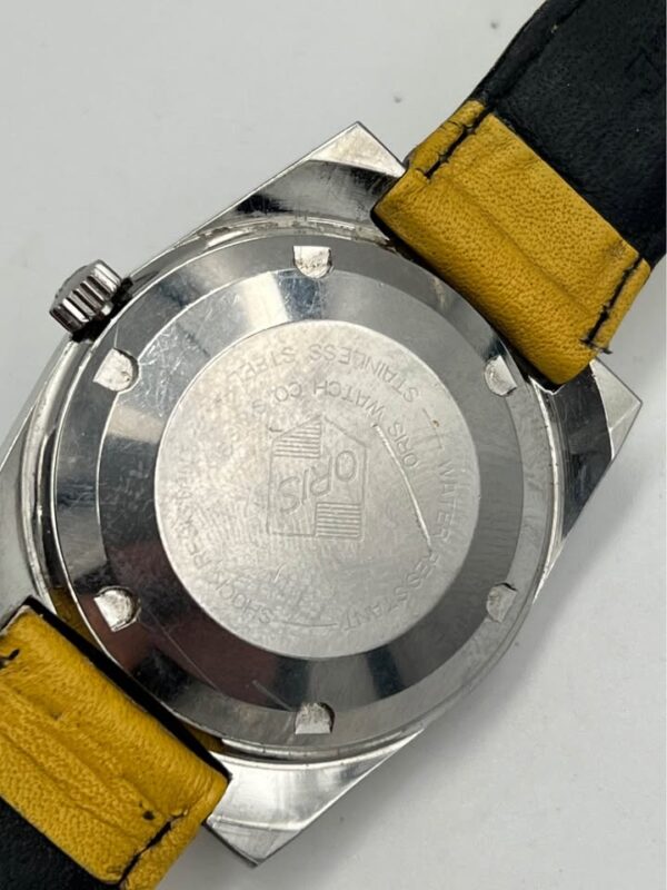 Vintage Swiss Made ρολόι O.R.I.S STAR αυτόματο με πανέμορφο καντράν 36x41mm - Image 9