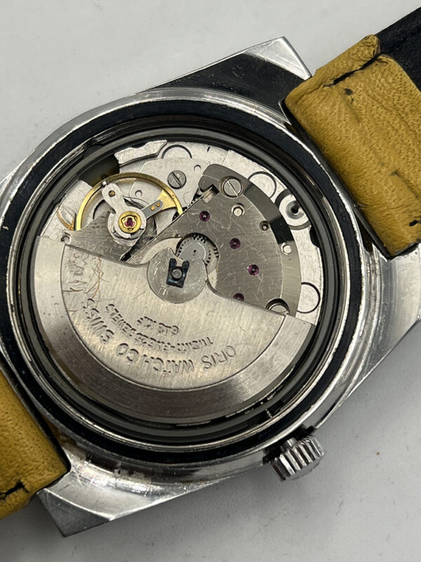 Vintage Swiss Made ρολόι O.R.I.S STAR αυτόματο με πανέμορφο καντράν 36x41mm - Image 2