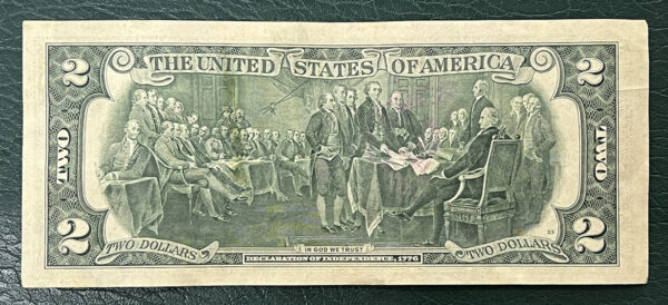 First Day Cancel April 13, 1976  $2 Two Dollar Bill Β15 - Image 2