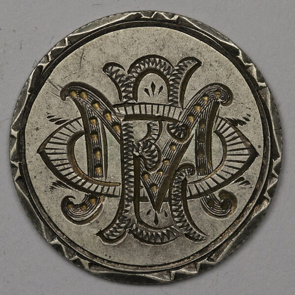 1876 Seated Liberty Dime, Love Token,  Letters ME C105 - Image 2