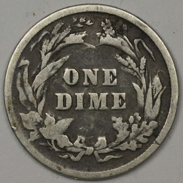 1892 Silver Dime USA C106 - Image 2
