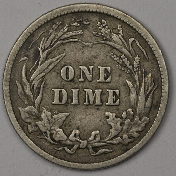 1909 Silver Dime USA C108 - Image 2
