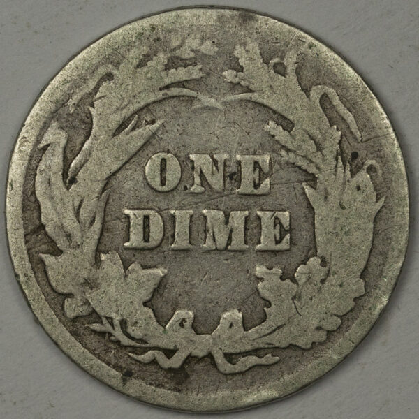 1898 Silver Dime USA C113 - Image 2