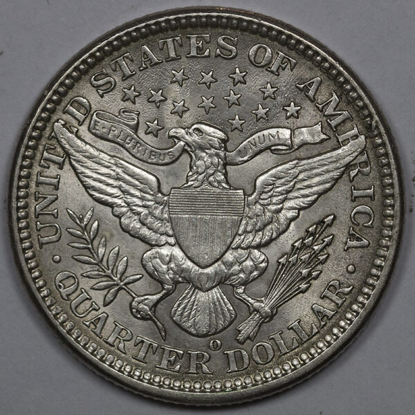 1908-O BARBER QUARTER C115 - Image 2