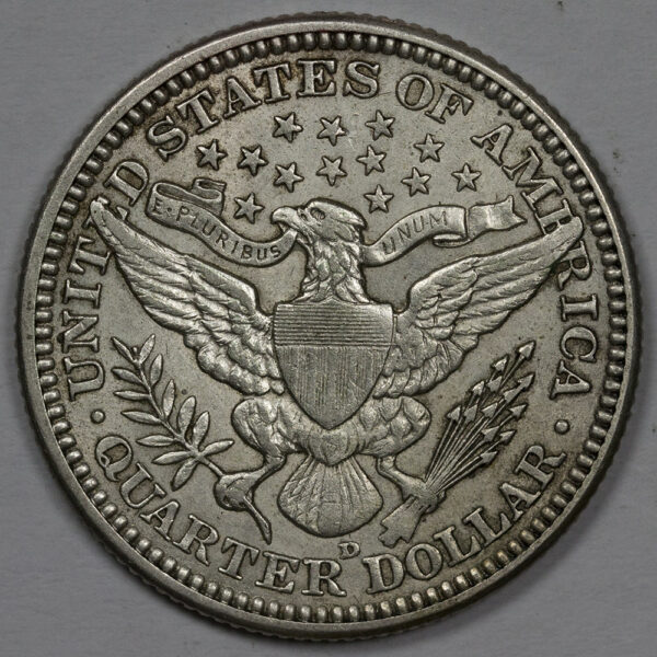 1914 BARBER QUARTER C121 - Image 2