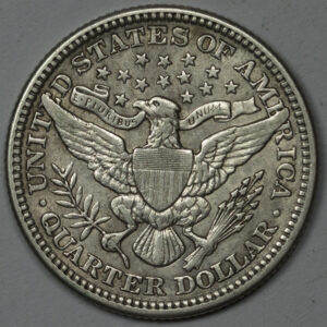 Alternative view of 1914 BARBER QUARTER C122