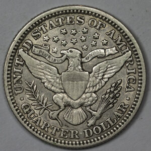 Alternative view of 1912 BARBER QUARTER C125