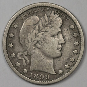 1899-P BARBER QUARTER Silver C136