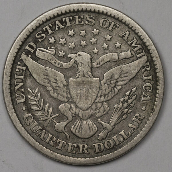 1899-P BARBER QUARTER Silver C136 - Image 2