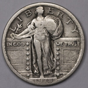 1918-P STANDING LIBERTY QUARTER Silver C140