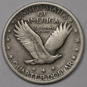 Alternative view of 1918-P STANDING LIBERTY QUARTER Silver C140