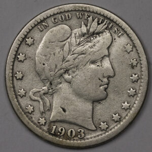 1903-P BARBER QUARTER Silver C144