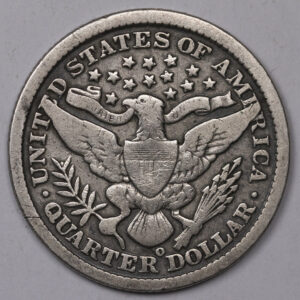 Alternative view of 1894-O BARBER QUARTER Silver C139