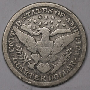 Alternative view of 1894-S BARBER QUARTER Silver C145