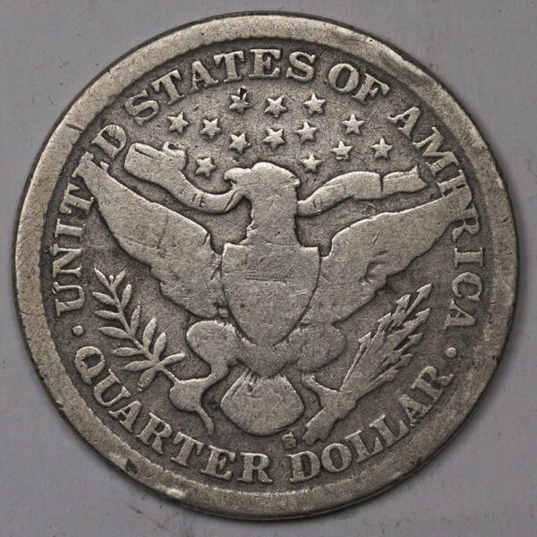 1894-S BARBER QUARTER Silver C145 - Image 2