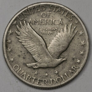 Alternative view of 1929-P STANDING LIBERTY QUARTER Silver C142