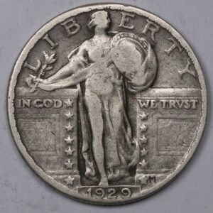 1929-P STANDING LIBERTY QUARTER Silver C143