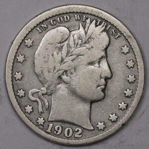 1902-P BARBER QUARTER Silver C138