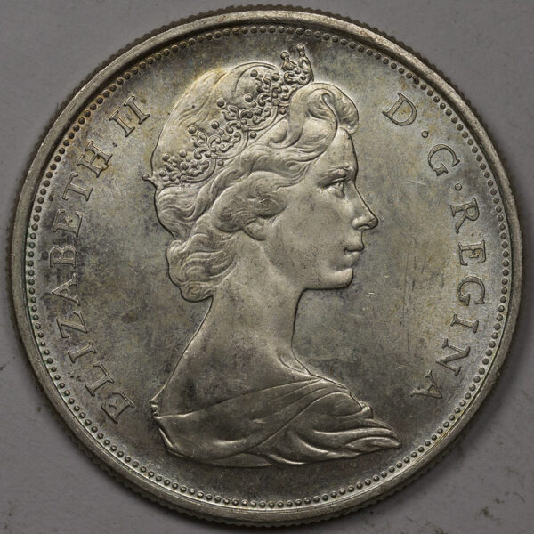 50 Cents - Elizabeth II 2nd portrait, Confederation UNC C135 - Image 2