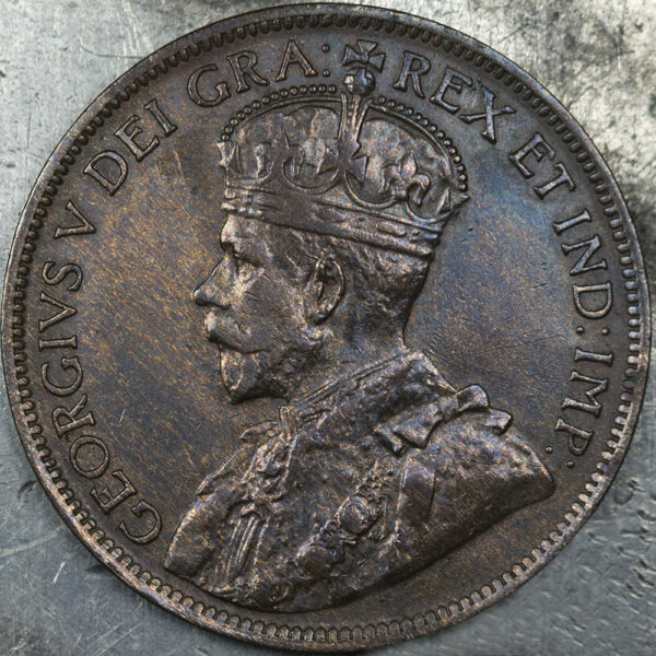 1917 Canada One 1 Cent King George C147 - Image 2