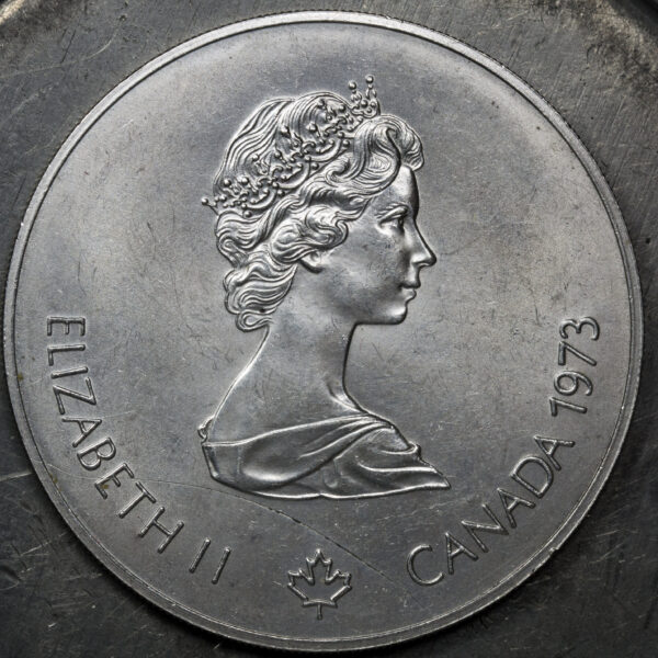 5 Dollars - Elizabeth II Map of North America Silver C154 - Image 2