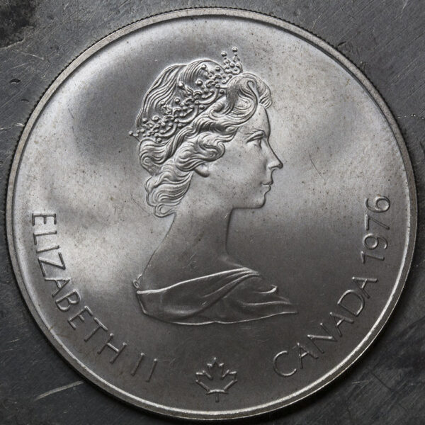 5 Dollars - Elizabeth II Olympic village Silver C155 - Image 2