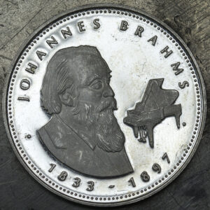 Medal - Germany BRD Johannes Brahms 1833-1897 C158