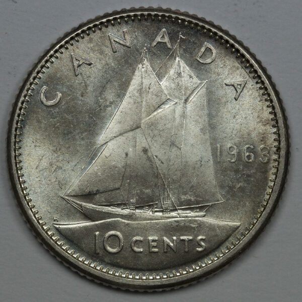 1963 10 Cents - Elizabeth II 1st portrait Silver UNC  C161 - Image 2