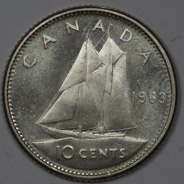 1963 10 Cents - Elizabeth II 1st portrait Silver UNC  C164 - Image 2