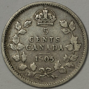 1905 5 Cents - Edward VII C174