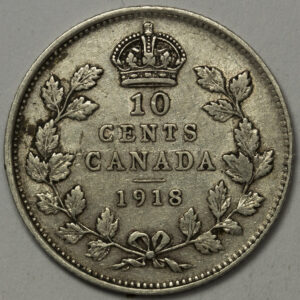 1918 10 Cents - George V  C169