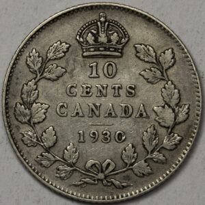 1930 10 Cents - George V C172
