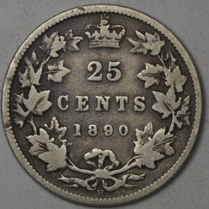 1890 25 Cents - Victoria C171