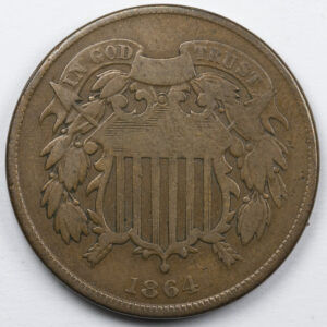 USA Civil War Early Shield 2 Cents 1864 C176