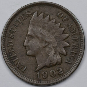 USA 1902 American Indian Head Coin One Cent  C178