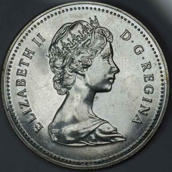1980 1 Dollar - Elizabeth II Arctic Territories Silver C188 - Image 2