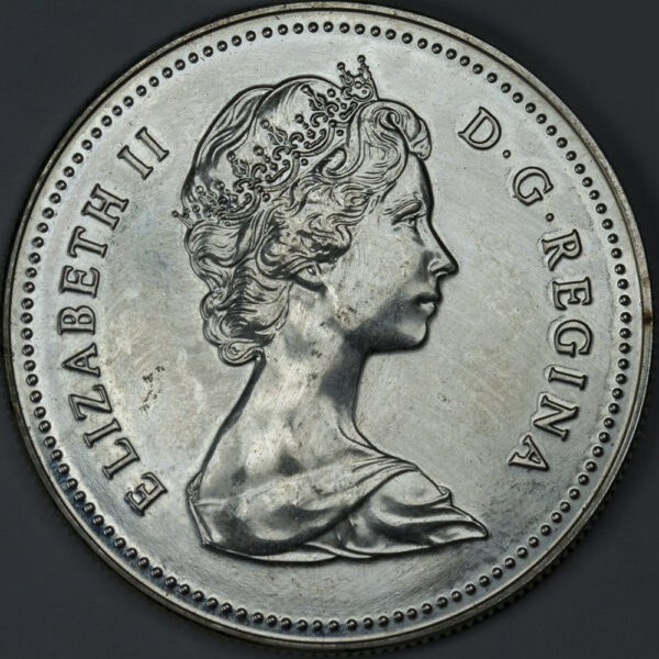 1980 1 Dollar - Elizabeth II Arctic Territories Silver C187 - Image 2