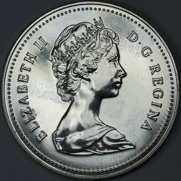 1980 1 Dollar - Elizabeth II Arctic Territories Silver C186 - Image 2