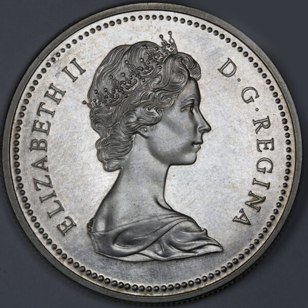 1971 1 Dollar - Elizabeth II British Columbia Silver C183 - Image 2