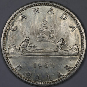 1965 1 Dollar - Elizabeth II 2nd portrait Silver C191
