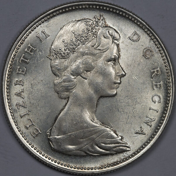 1965 1 Dollar - Elizabeth II 2nd portrait Silver C191 - Image 2
