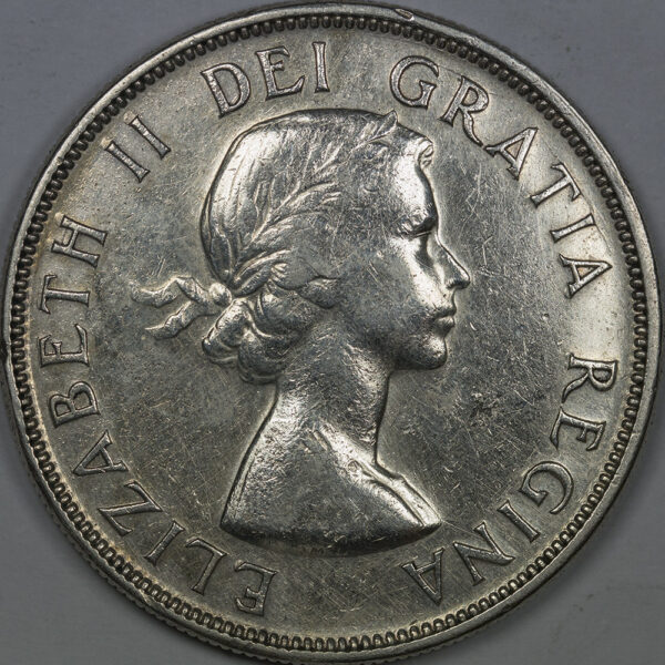 1953 1 Dollar - Elizabeth II 1st portrait Silver C193 - Image 2