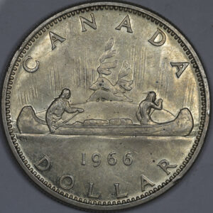 1966 1 Dollar - Elizabeth II 2nd portrait Silver C190